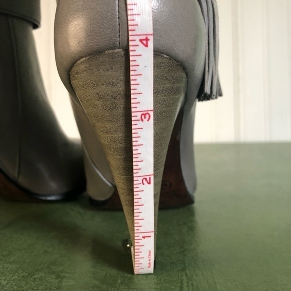 Coach LEGRA Tasseled Fold Over Ankle Boots - Picture 5 of 9